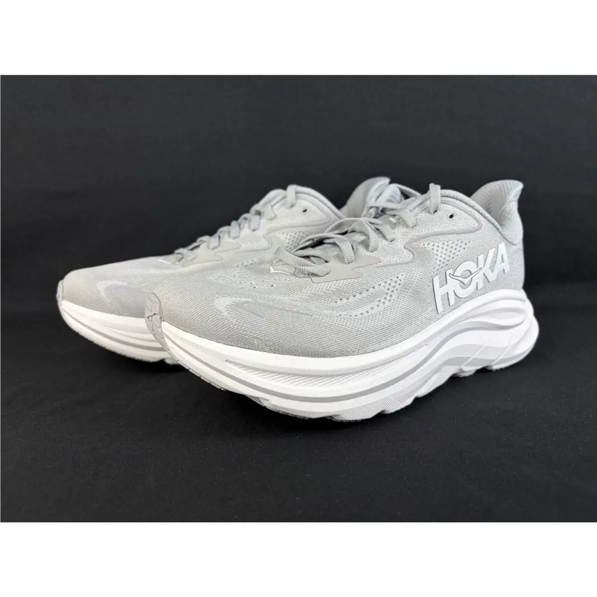 Hoka shoes - hoka one one clifton 10 - 1162032 STLLR - Gray 2