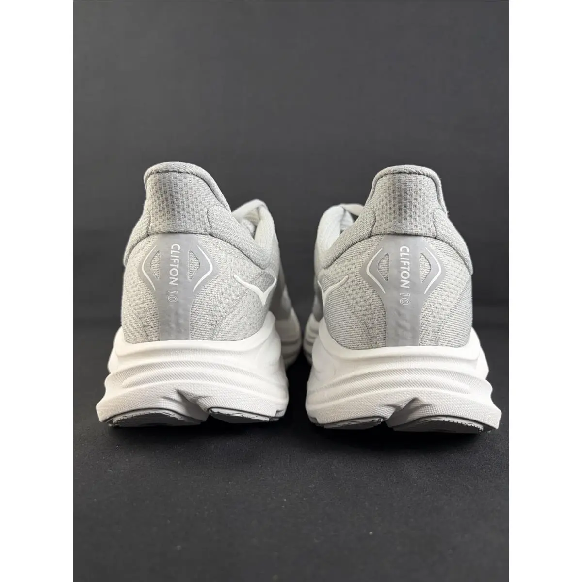 Hoka shoes - hoka one one clifton 10 - 1162032 STLLR - Gray 3