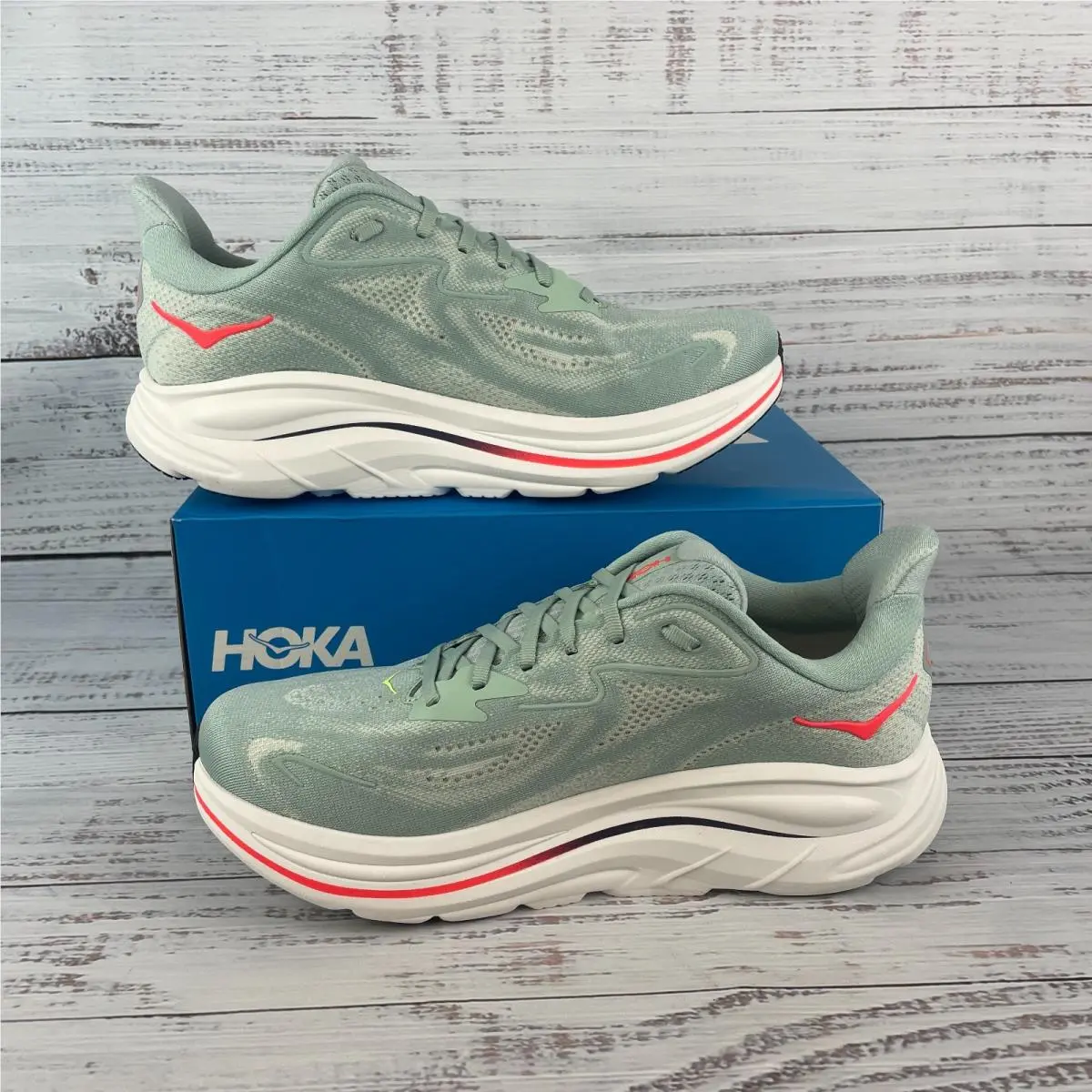 Hoka shoes - Green (UPC: 198605782367) 0