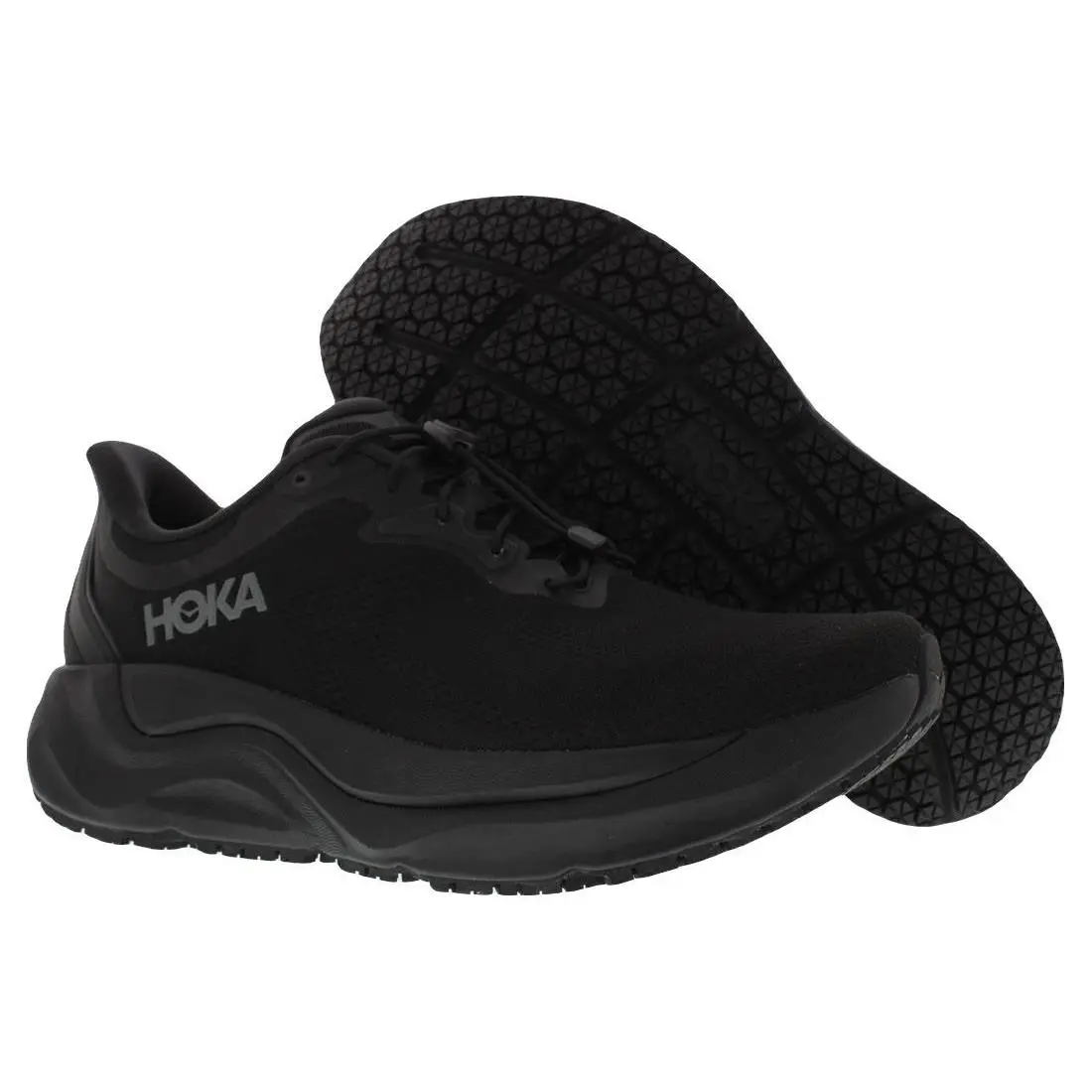 Hoka Arahi Slip Resistant Wide Mens Shoes Size 8.5 Color: Black/black