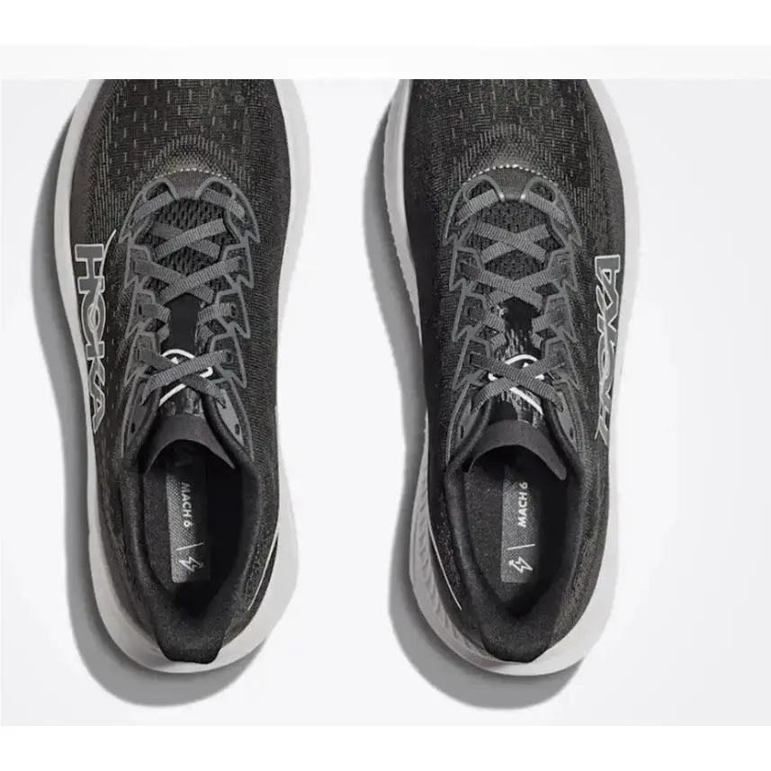 Hoka shoes - Mach 6 - Mach - 1147790/1147833-BWHT - Black (UPC: 197634102641) 2