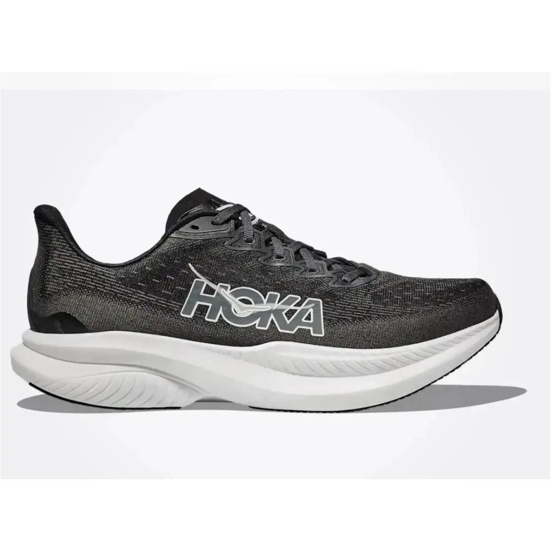 Hoka shoes - Mach 6 - Mach - 1147790/1147833-BWHT - Black (UPC: 197634102641) 6