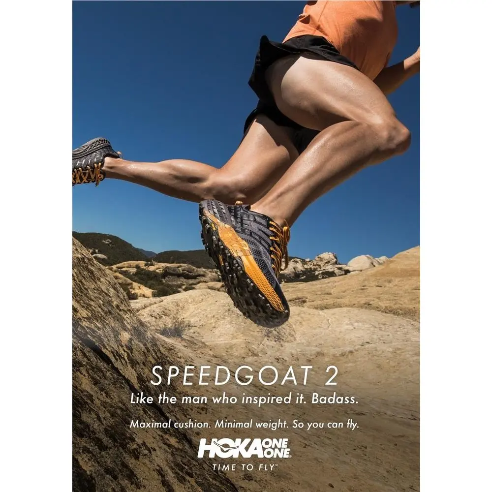 Hoka shoes - Hoka One One Speedgoat 2 - 1016796 - Marlin/Blue Ribbon (UPC: 197634717524) 6