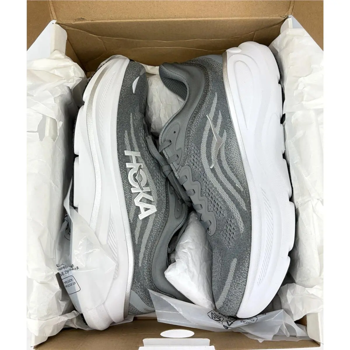 Hoka shoes - Hoka One One Bondi 9 - 1162011-ADSL - Asteroid Silver (UPC: 198605653902) 8