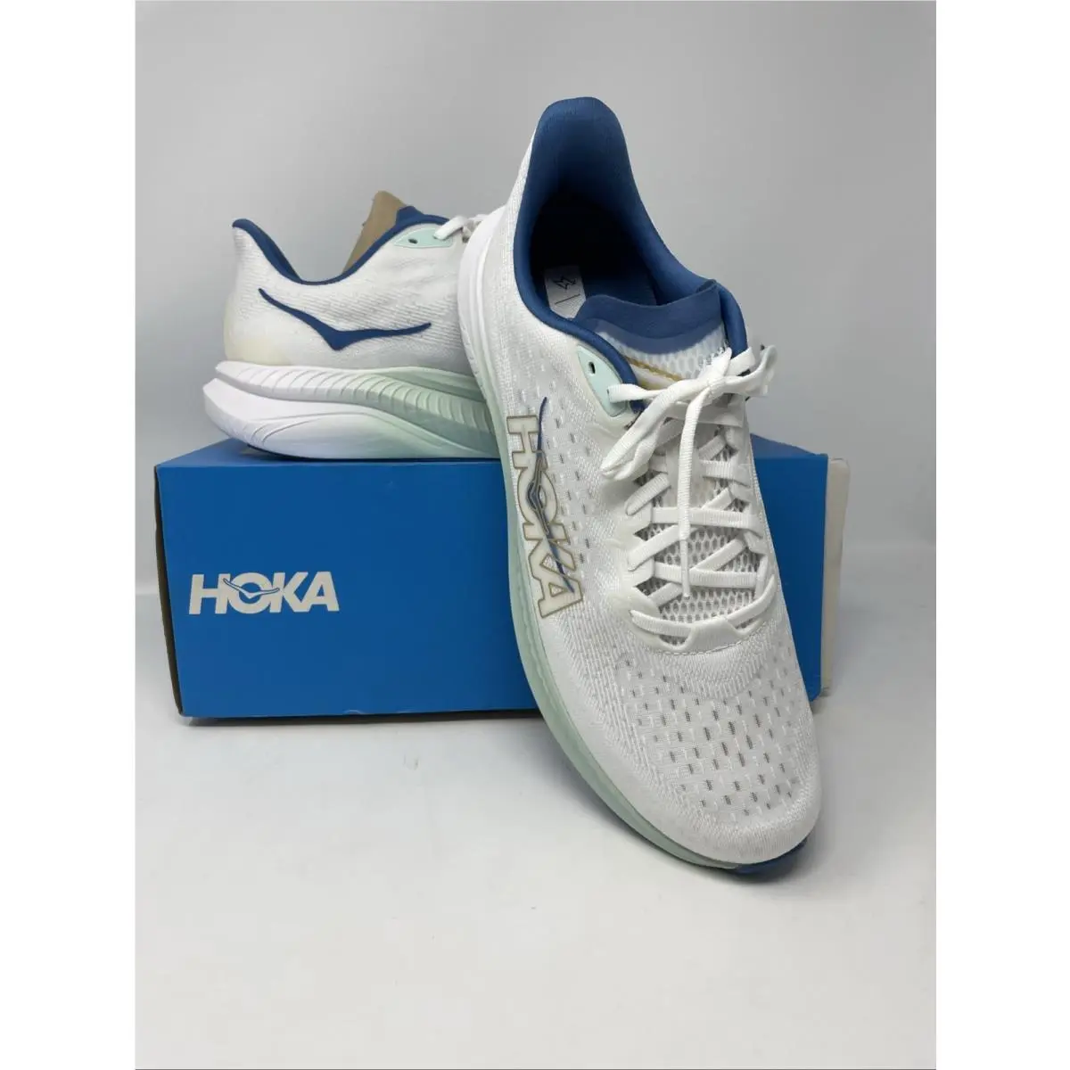 Hoka shoes - Hoka Mach 6 - Mach - Green White (UPC: 0197634457260) 14