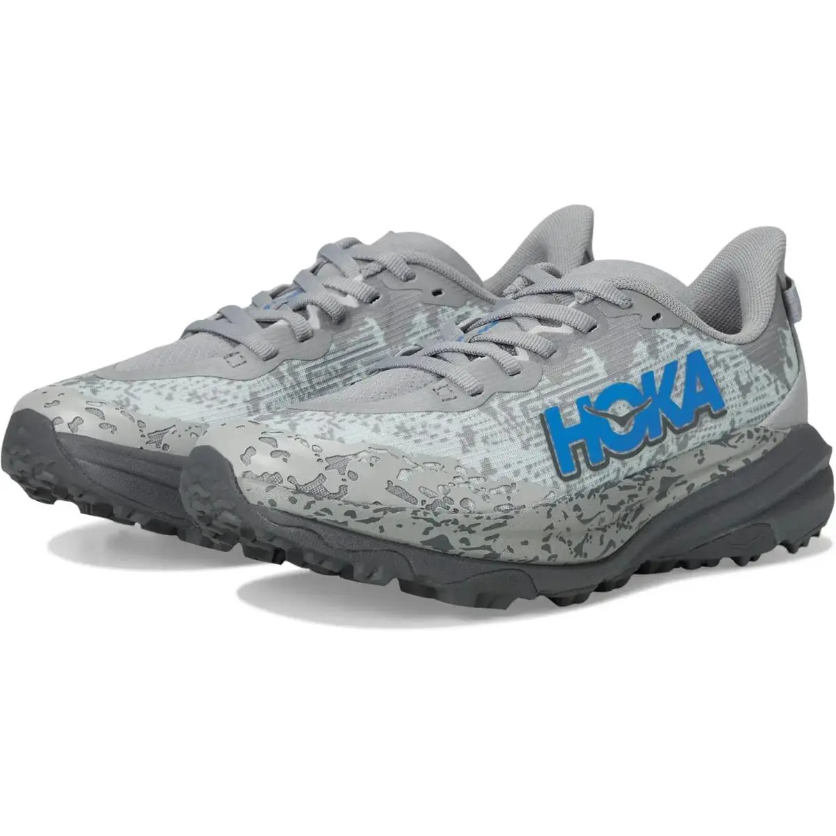 Hoka One Women`s Speedgoat 6 Running Sneakers Stellar Gray Asteroid 9 D Wide