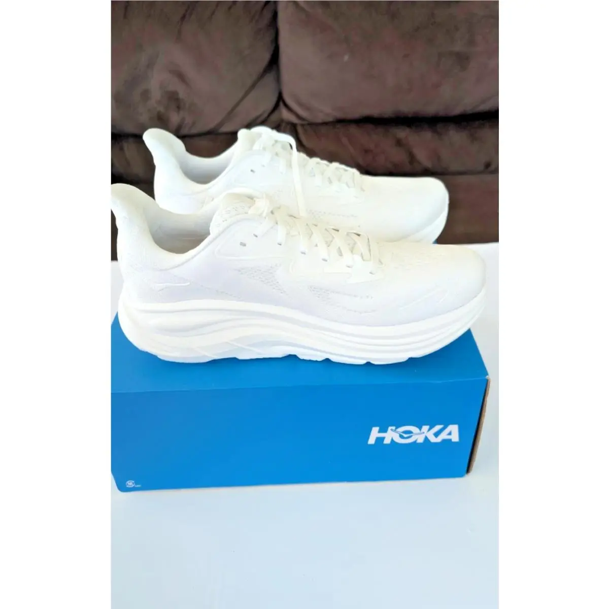 Hoka shoes - Clifton 10 - Clifton - White (UPC: 197634752914) 0