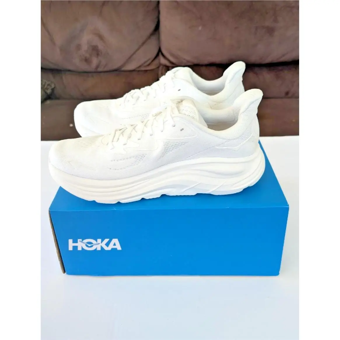 Hoka shoes - Clifton 10 - Clifton - White (UPC: 197634752914) 2