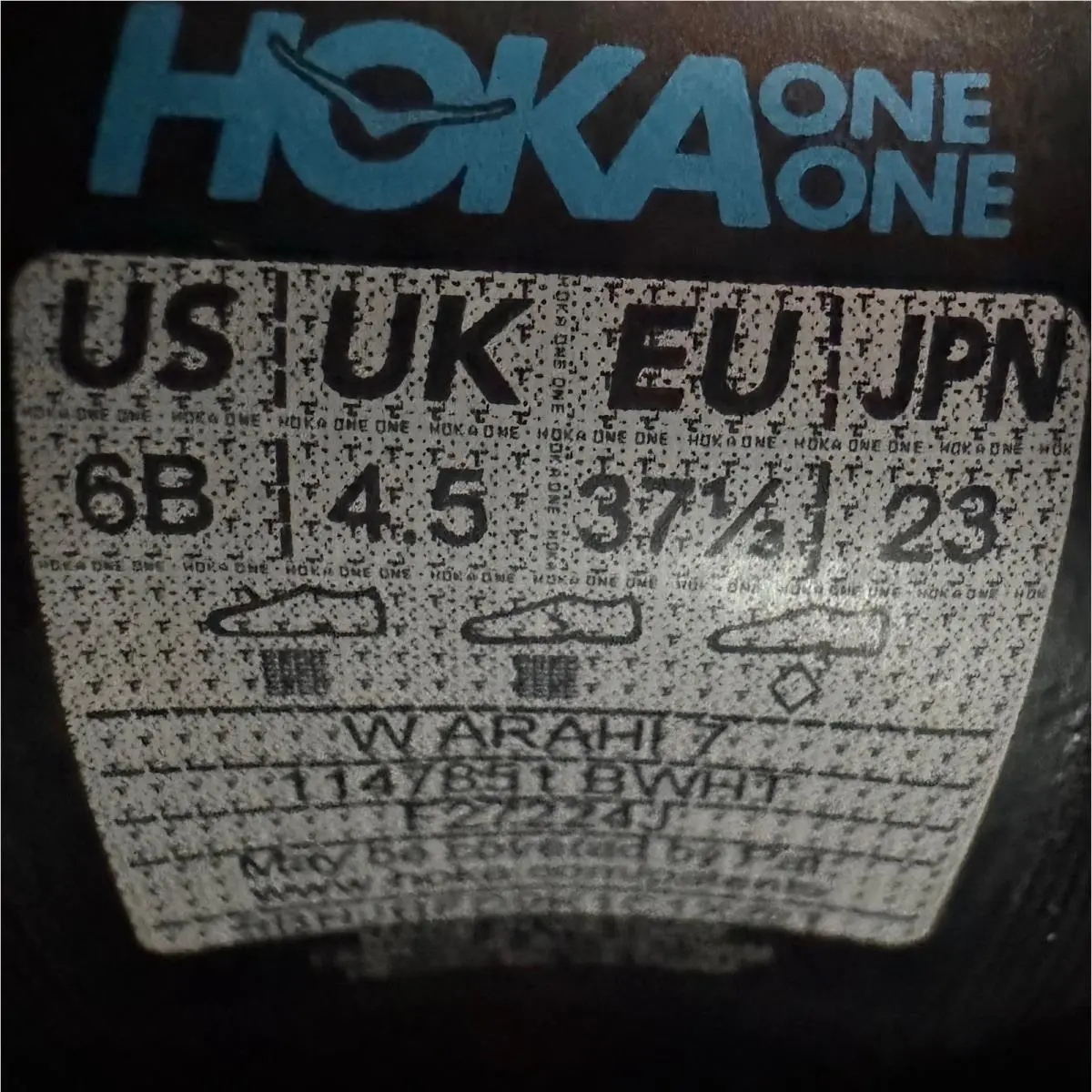 Hoka shoes - Hoka Arahi 7 - Arahi - Black White 6