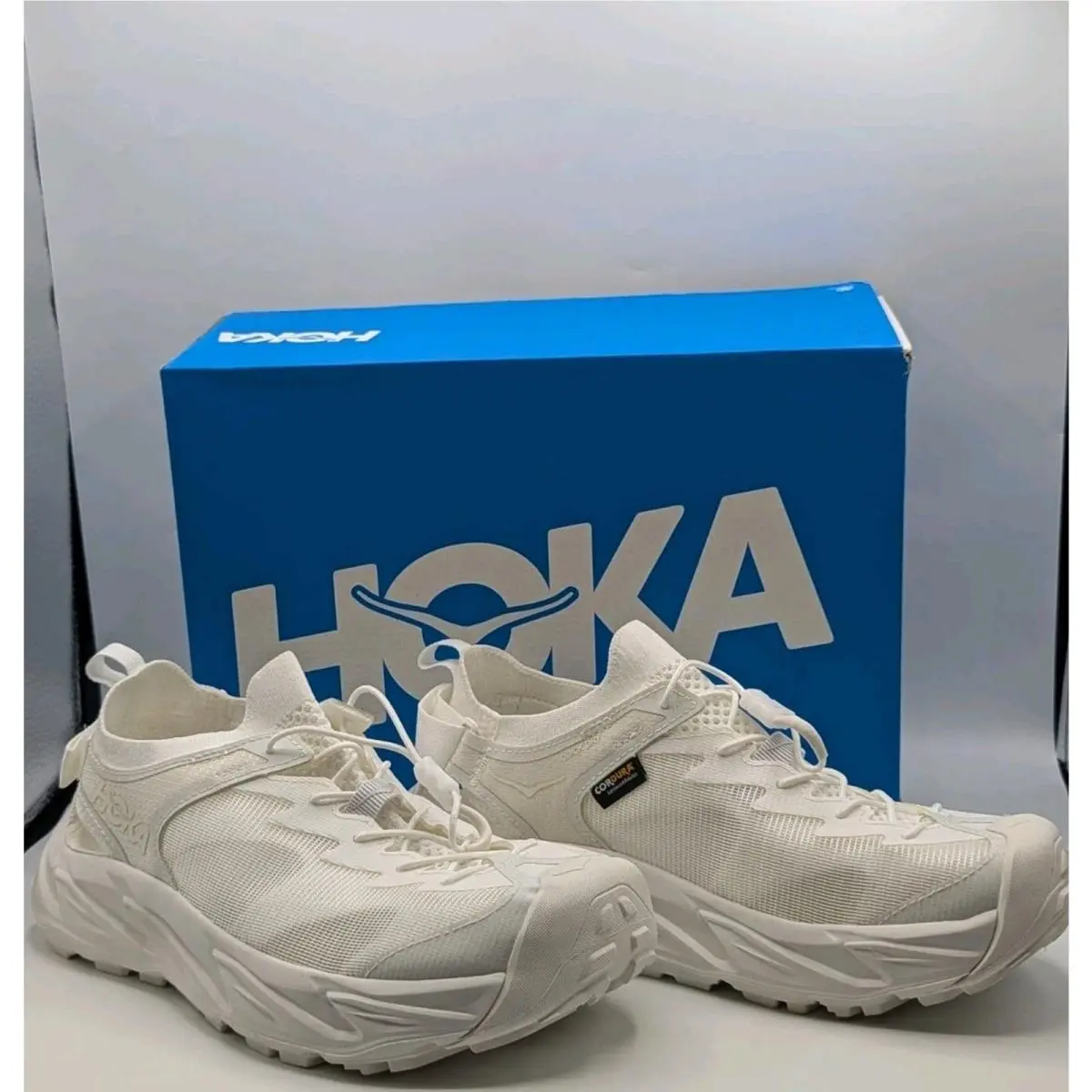 Hoka Hopara 2 Women`s Size 10 White Raw Hiking Sandals Shoes