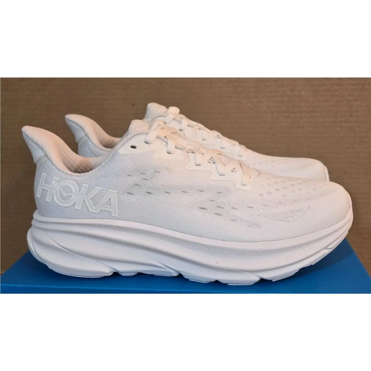 Hoka shoes - HOKA ONE ONE CLIFTON 9 - White/White 1
