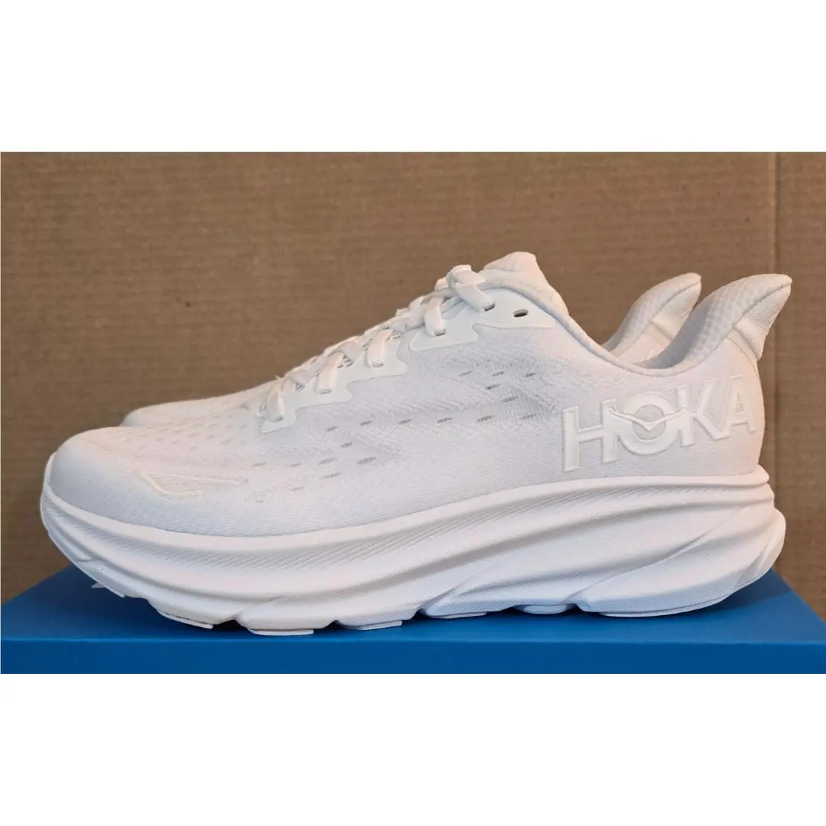 Hoka shoes - HOKA ONE ONE CLIFTON 9 - White/White 3