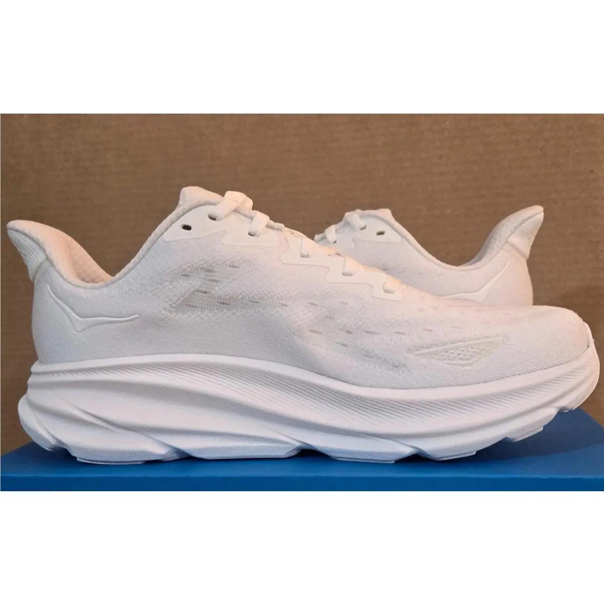 Hoka shoes - HOKA ONE ONE CLIFTON 9 - White/White 5
