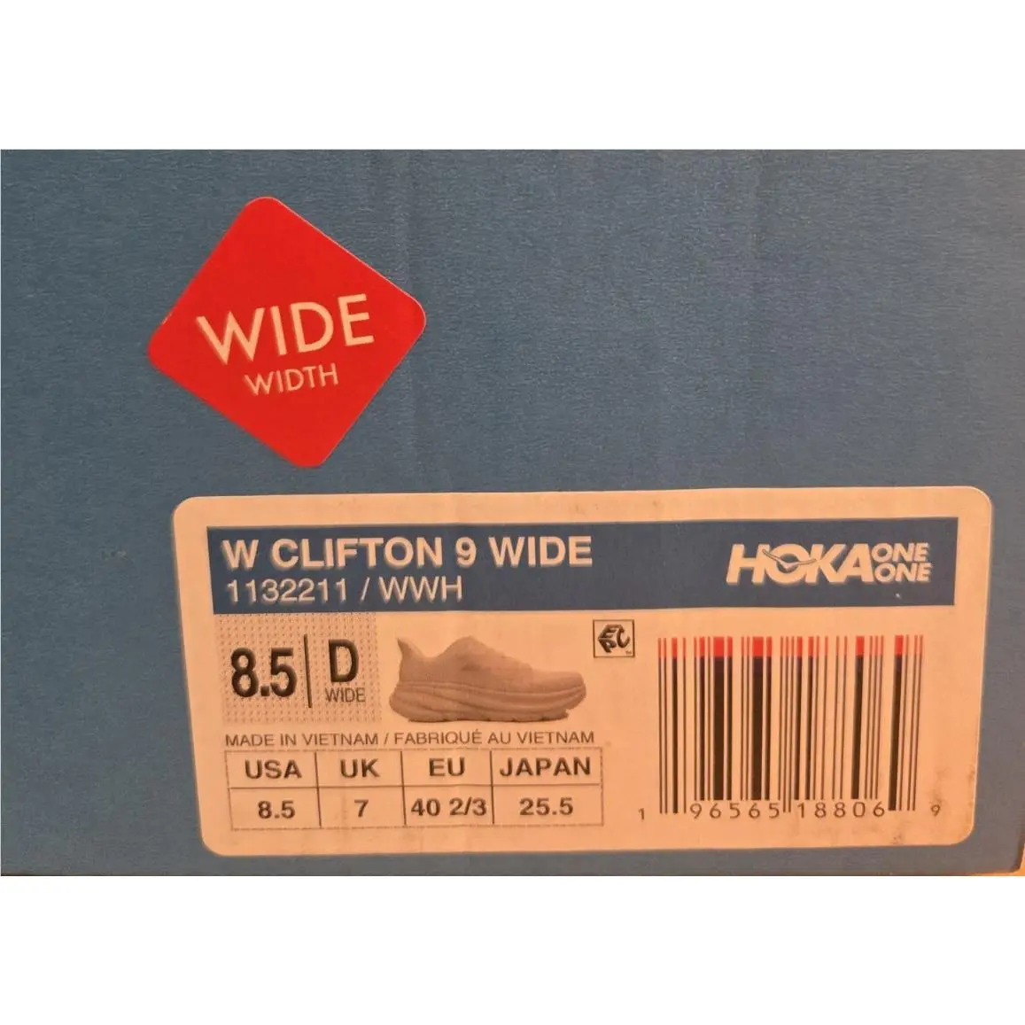 Hoka shoes - HOKA ONE ONE CLIFTON 9 - White/White 6