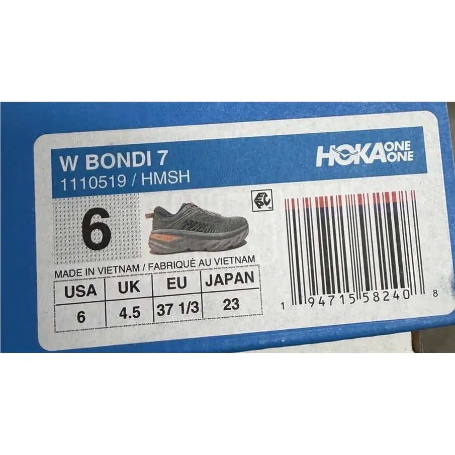 Hoka shoes - Hoka One One Bondi 7 - 1110519 HMSH - Gray 8
