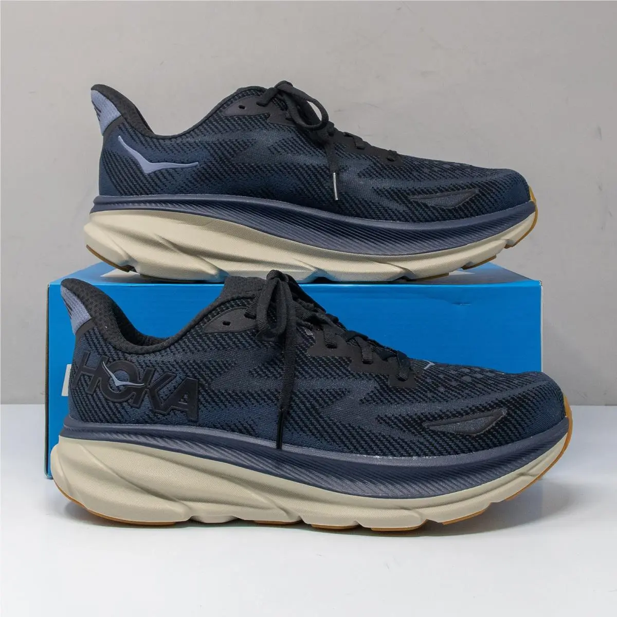 Hoka shoes - Hoka One One Clifton 9 - 1127895-BYN - Blue (UPC: 196565186607) 0