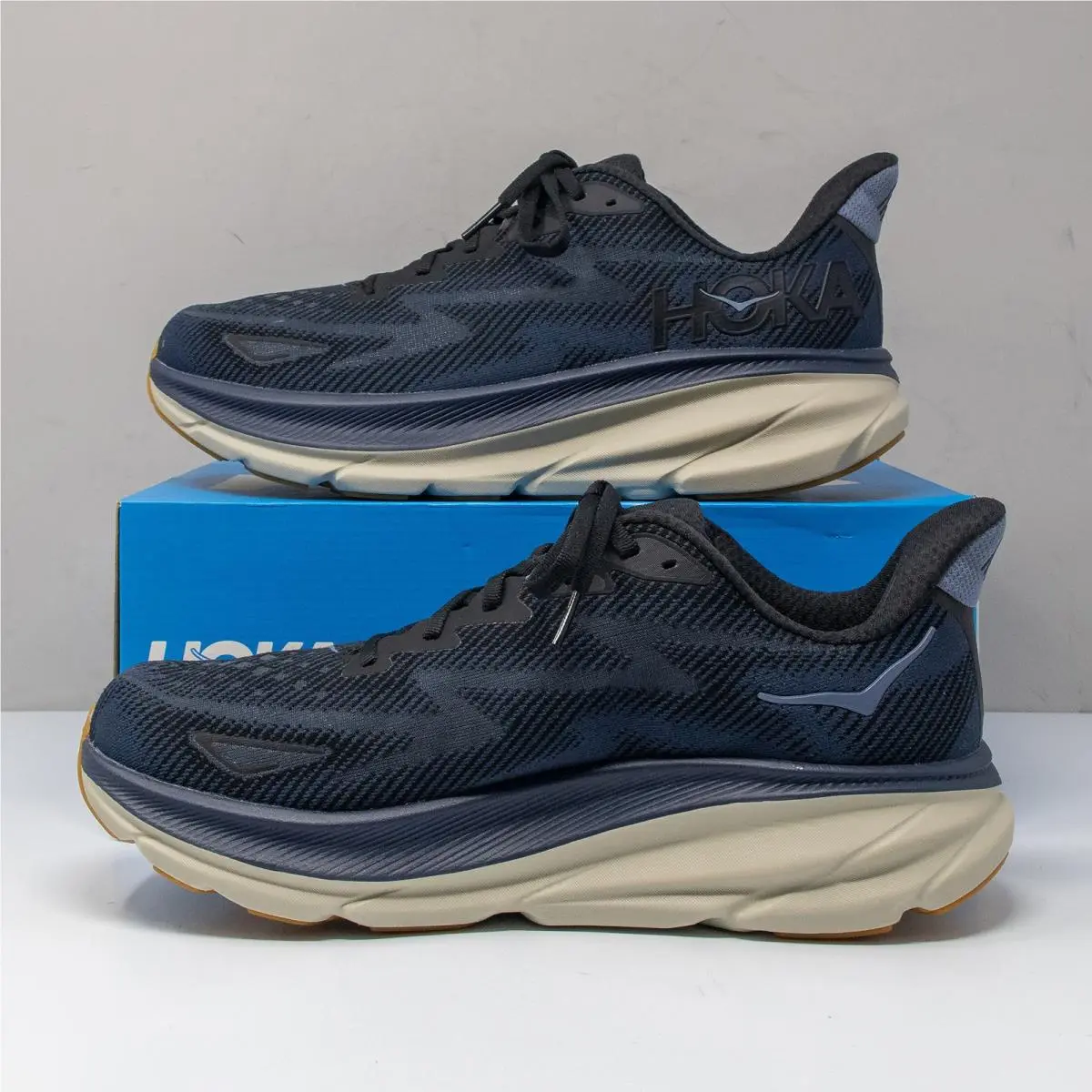 Hoka shoes - Hoka One One Clifton 9 - 1127895-BYN - Blue (UPC: 196565186607) 1