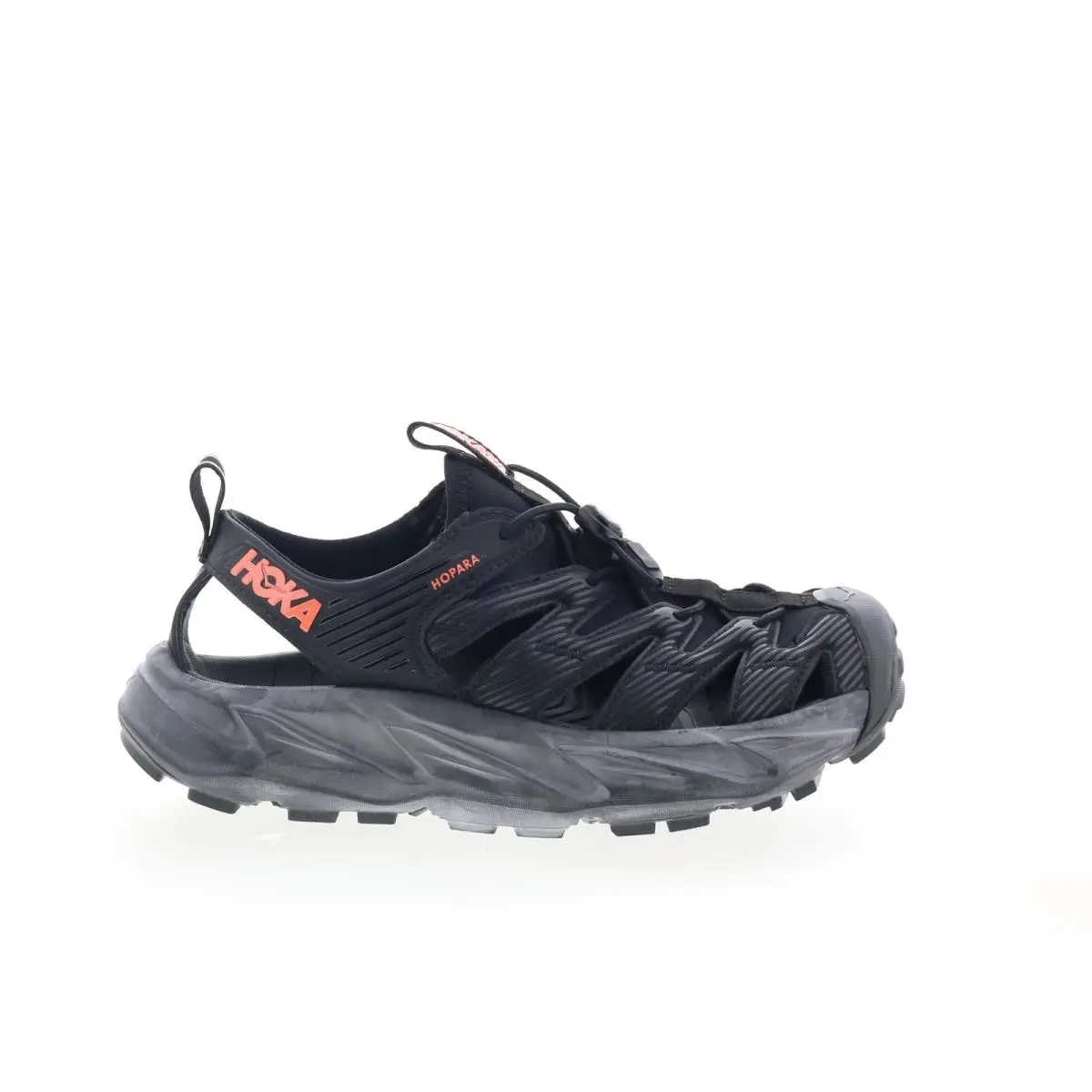 Hoka Hopara W 1106535-BFCR Womens Black Sport Sandals Sandals Shoes 6.5