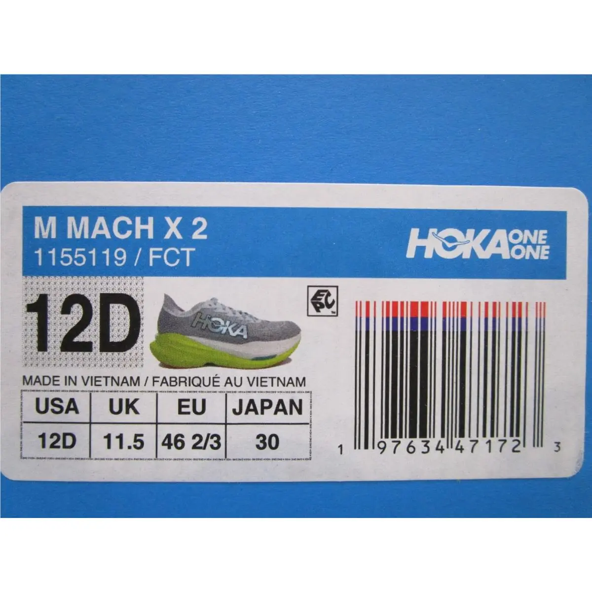Hoka shoes - Frost / Citrus 4