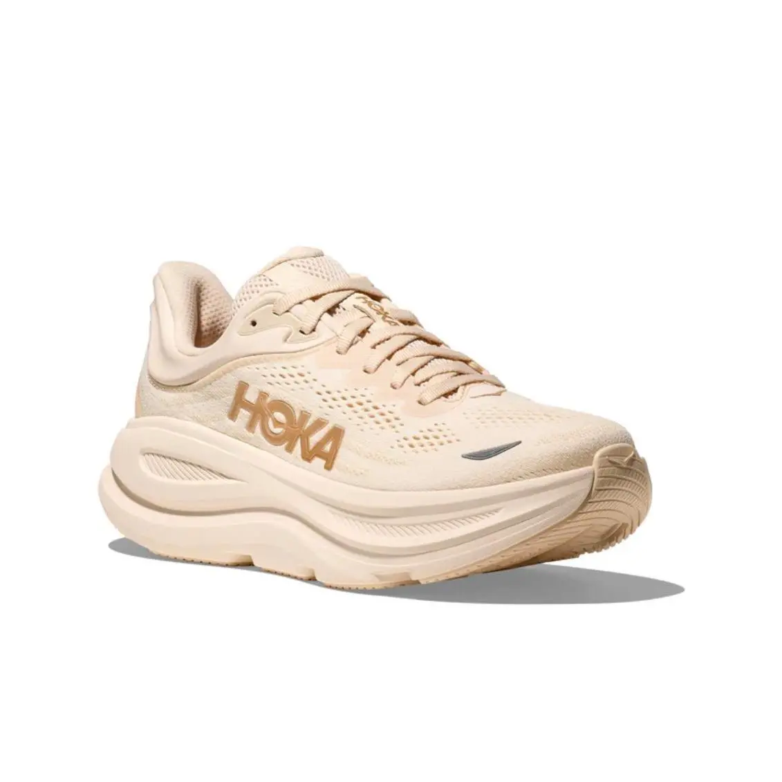 Hoka. Bondi 9 Women’s Running Shoes Vanilla Birch Size 8 Medium - Vanilla / Birch
