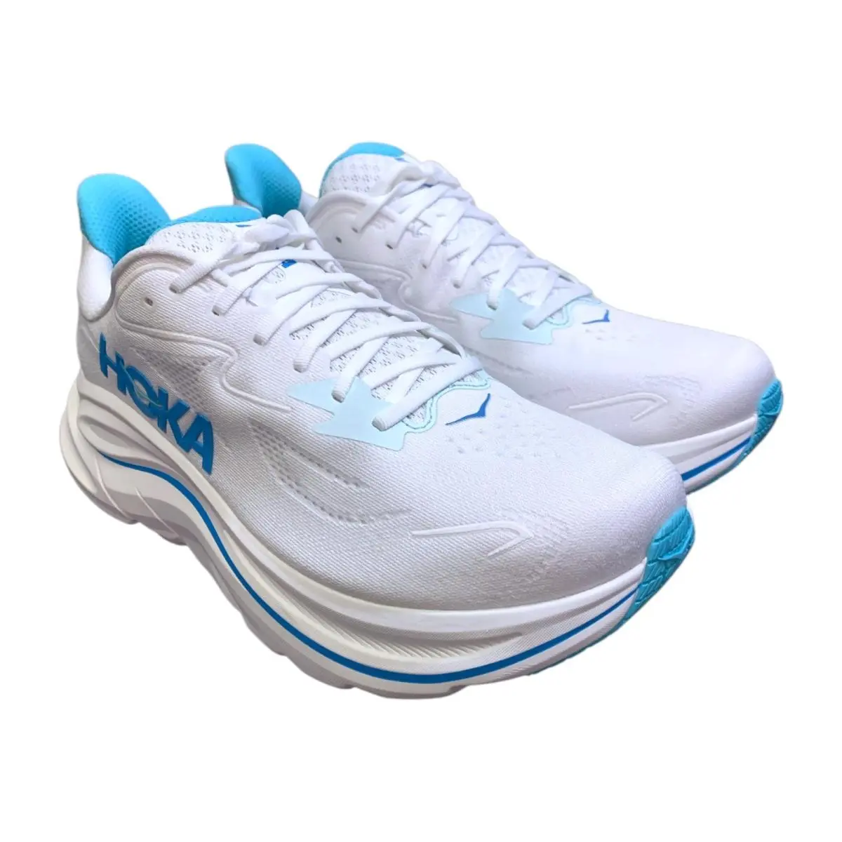 Hoka One One Men`s Clifton 10 Comfort Lace Up Low Top Athletic Sneaker