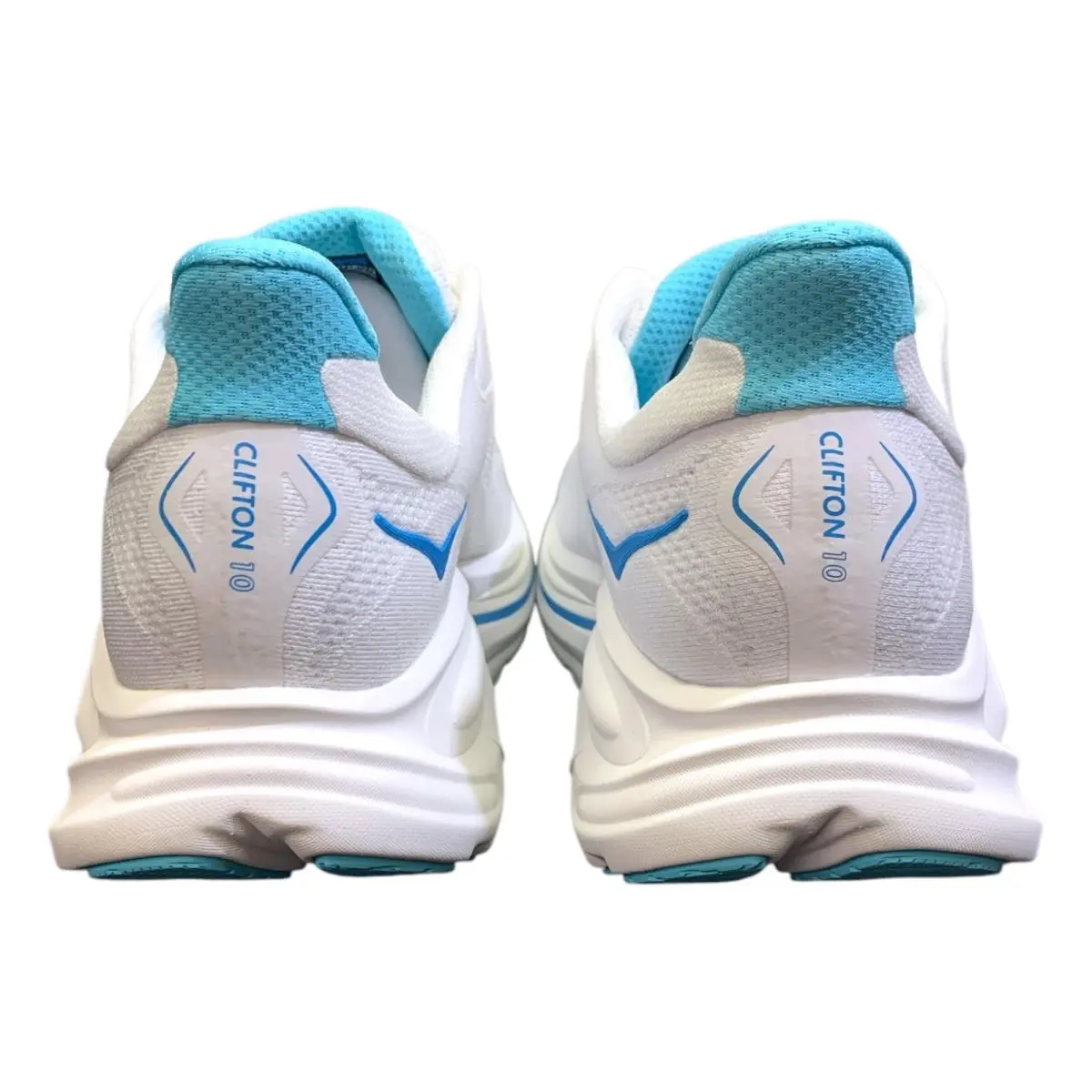Hoka shoes - Clifton 10 - Clifton - White/Skyward Blue (UPC: 197634750606) 3