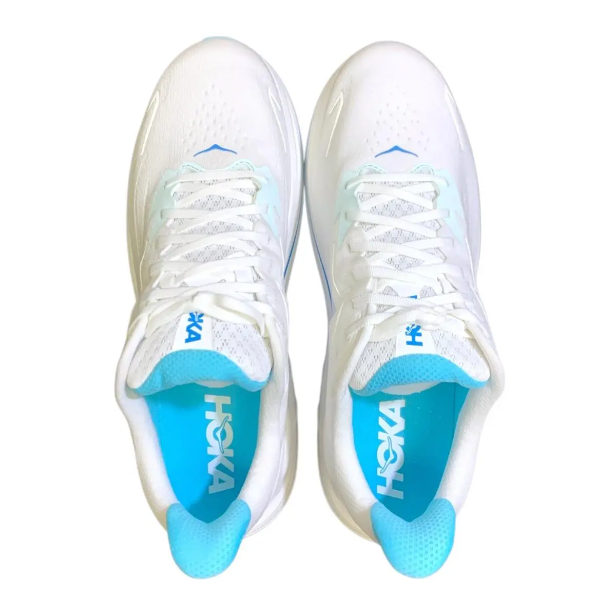 Hoka shoes - Clifton 10 - Clifton - White/Skyward Blue (UPC: 197634750606) 4