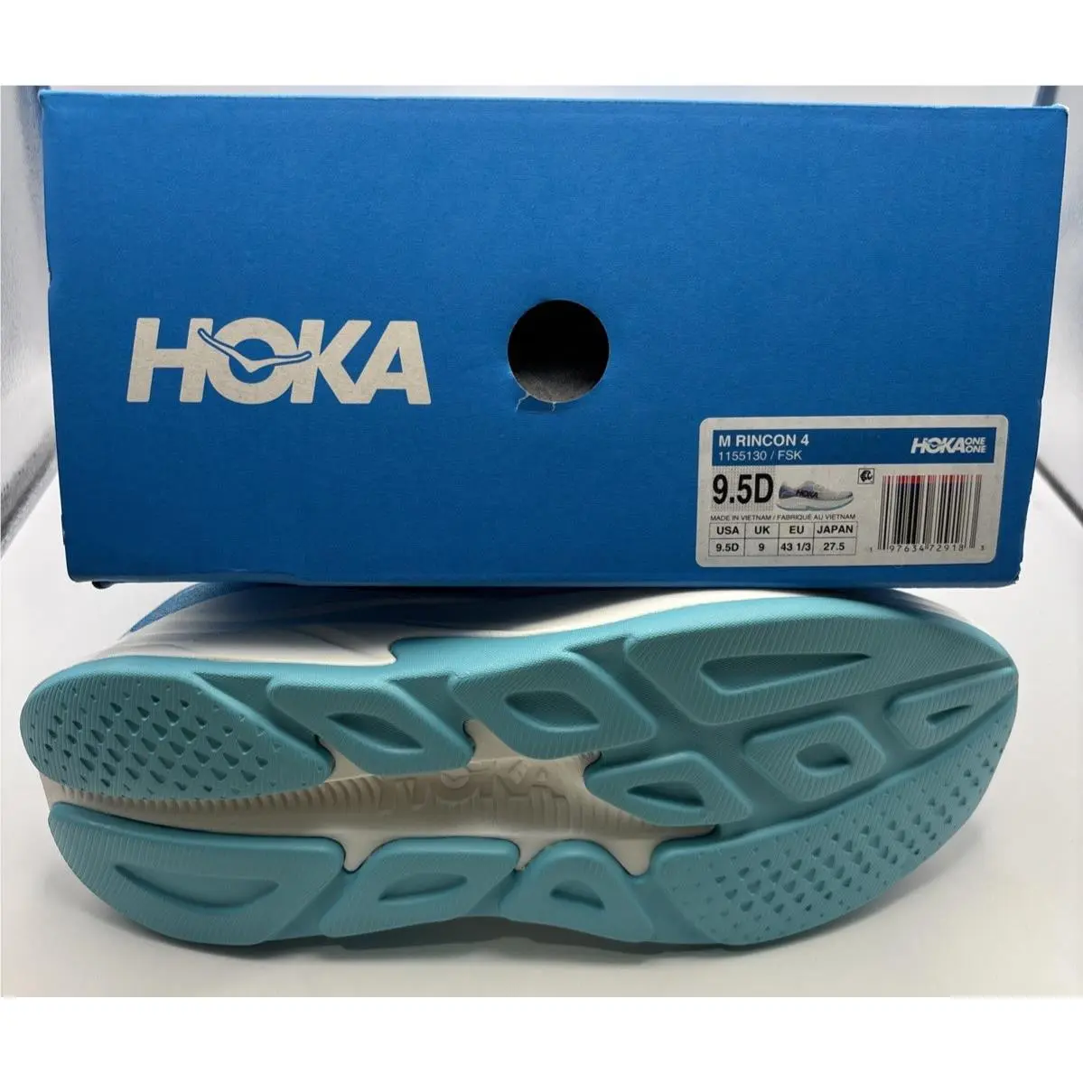 Hoka shoes - Hoka One One M Rincon 4 - 1155130-FSK - Blue (UPC: 197634729183) 6