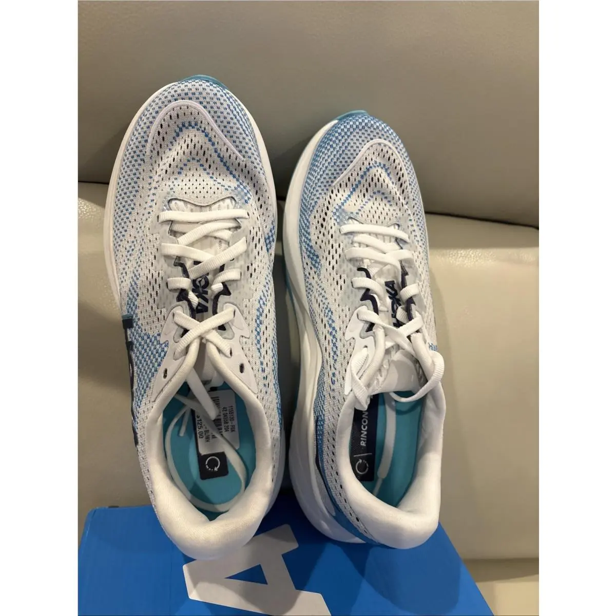 Hoka shoes - Rincon 4 - Rincon - 1155130-FSK - White, Blue 0