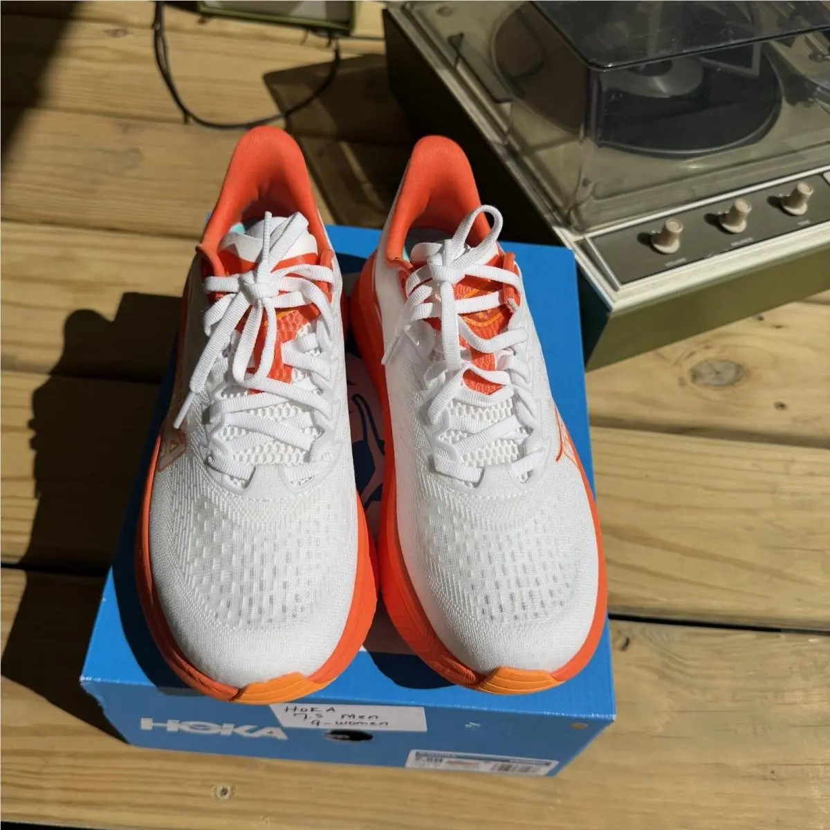 Hoka shoes - Hoka One One Mach 6 - 1147810-ARFL - White (UPC: 197634715476) 0