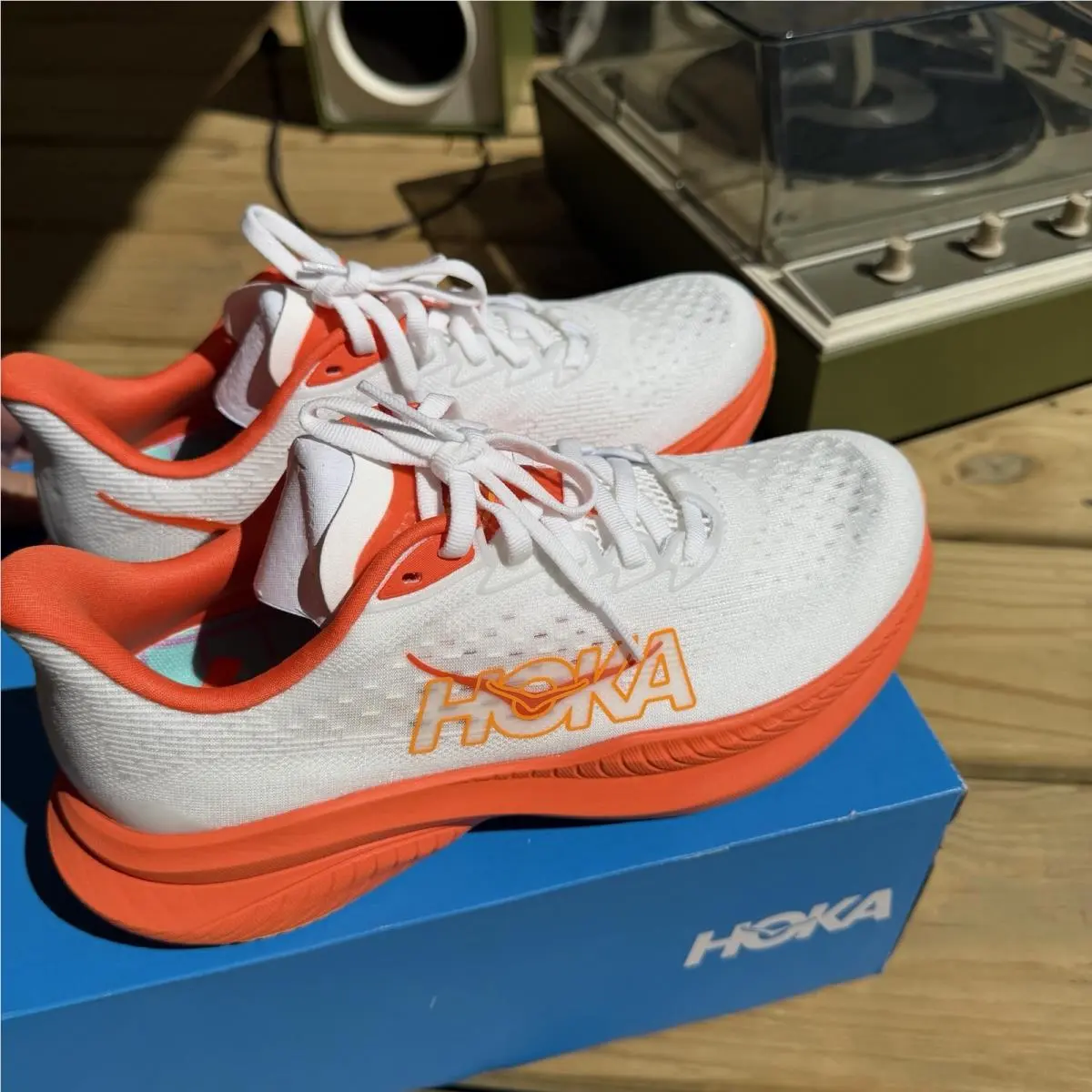 Hoka shoes - Hoka One One Mach 6 - 1147810-ARFL - White (UPC: 197634715476) 3