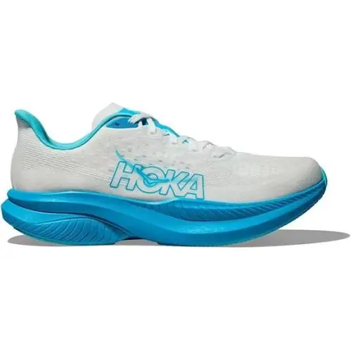 Hoka shoes - Mach 6 - Mach - White / Skyward Blue (UPC: 197634714202) 0