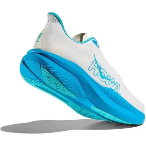 Hoka shoes - Mach 6 - Mach - White / Skyward Blue (UPC: 197634714202) 1