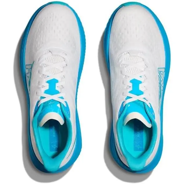 Hoka shoes - Mach 6 - Mach - White / Skyward Blue (UPC: 197634714202) 2
