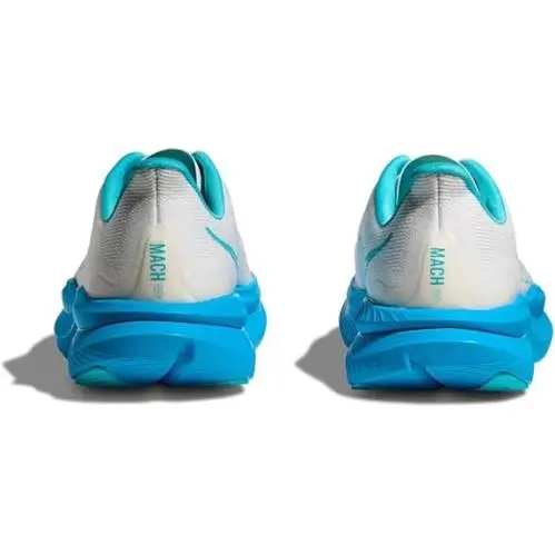 Hoka shoes - Mach 6 - Mach - White / Skyward Blue (UPC: 197634714202) 4