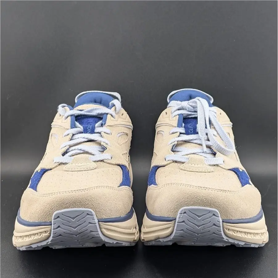 Hoka shoes - Hoka One One Clifton L Suede - 1122571/OTH - Gray / Blue (UPC: 197634054261) 7