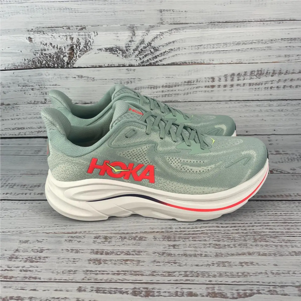 Hoka shoes - Hoka Clifton 10 - Clifton - Orange (UPC: 198605782411) 3