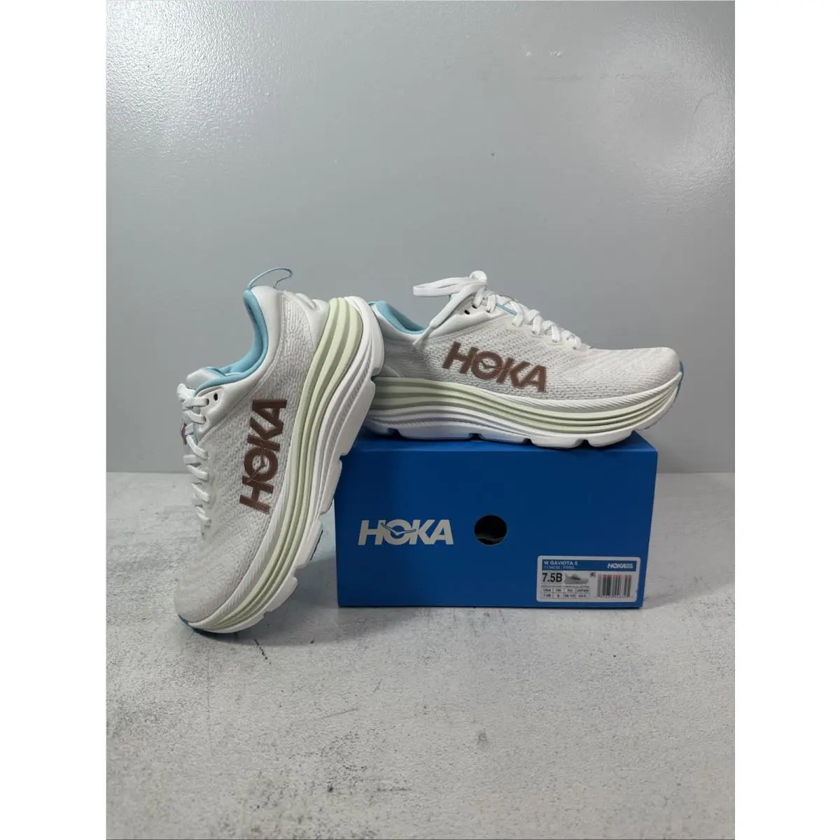 Hoka Gaviota 5 Frost Rose Gold Women’s Size 7.5 - Hoka One One W 1134235/FTRS