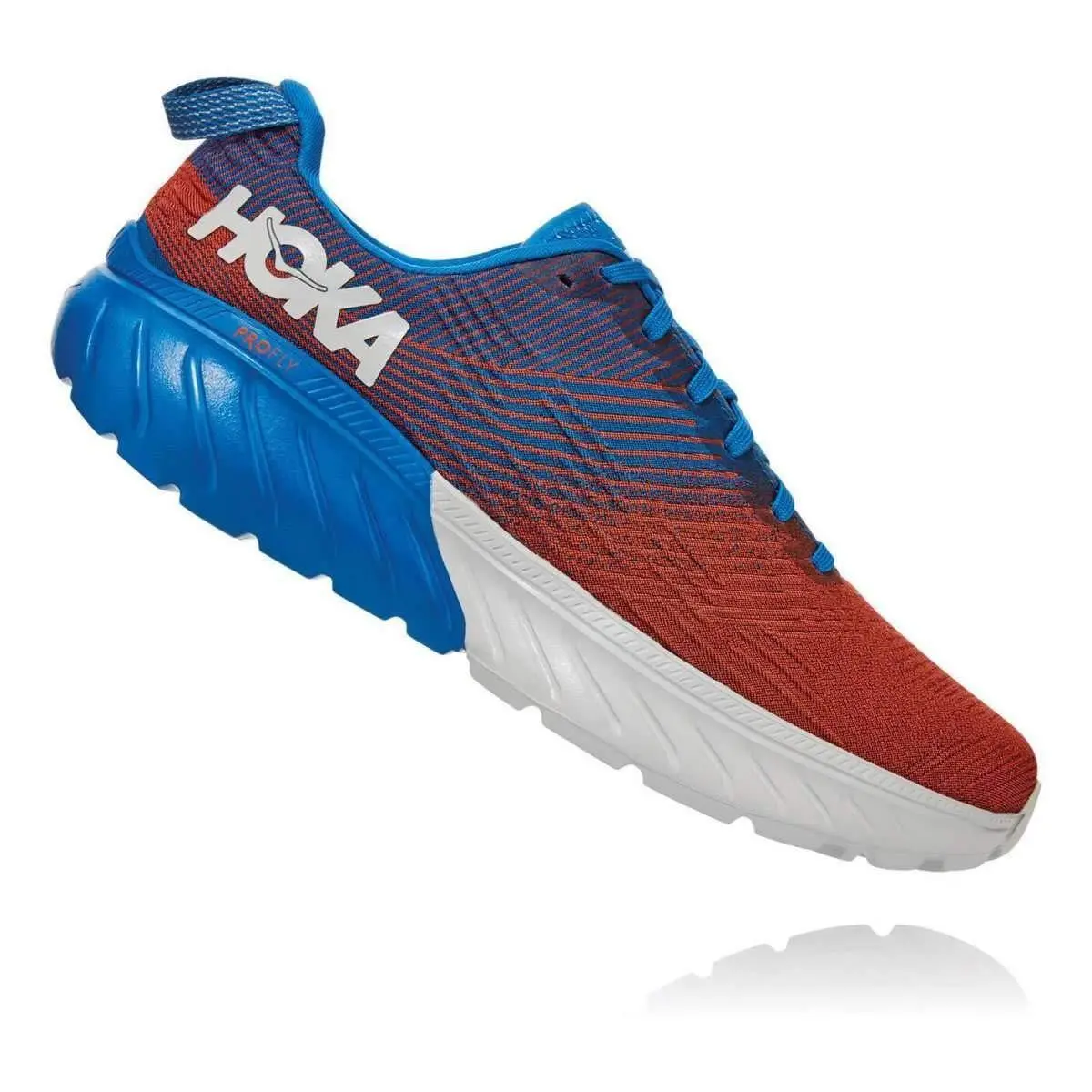 Hoka One One Mach 3 Imperial Blue/mandarin Red 11.5 D M