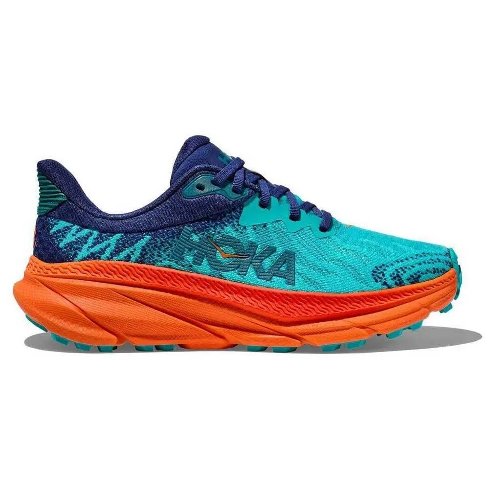 Hoka Women`s Challenger Atr 7 Running Shoes 5.5 US B Ceramic/ Vibrant Orange