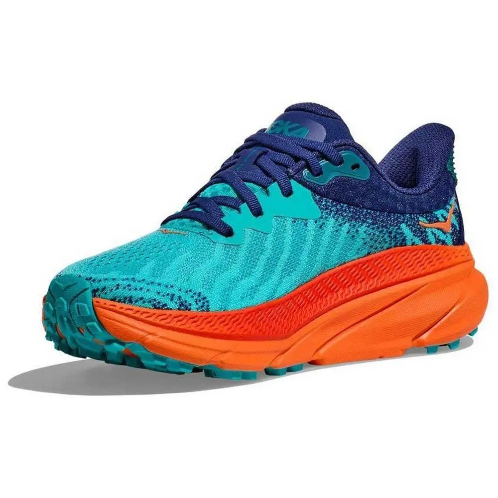 Hoka shoes - Hoka One One Challenger ATR 7 - 1134498 CVOR - Ceramic/ Vibrant Orange (UPC: 196565302892) 2