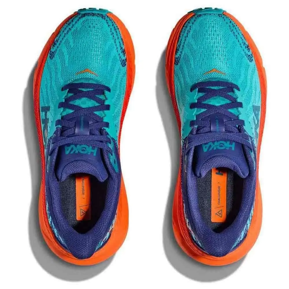 Hoka shoes - Hoka One One Challenger ATR 7 - 1134498 CVOR - Ceramic/ Vibrant Orange (UPC: 196565302892) 5