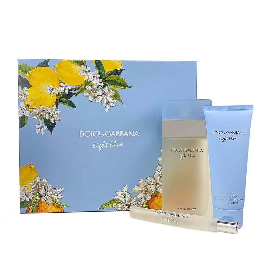Dolce Gabbana Light Blue 3 Pcs Gift Set For Women