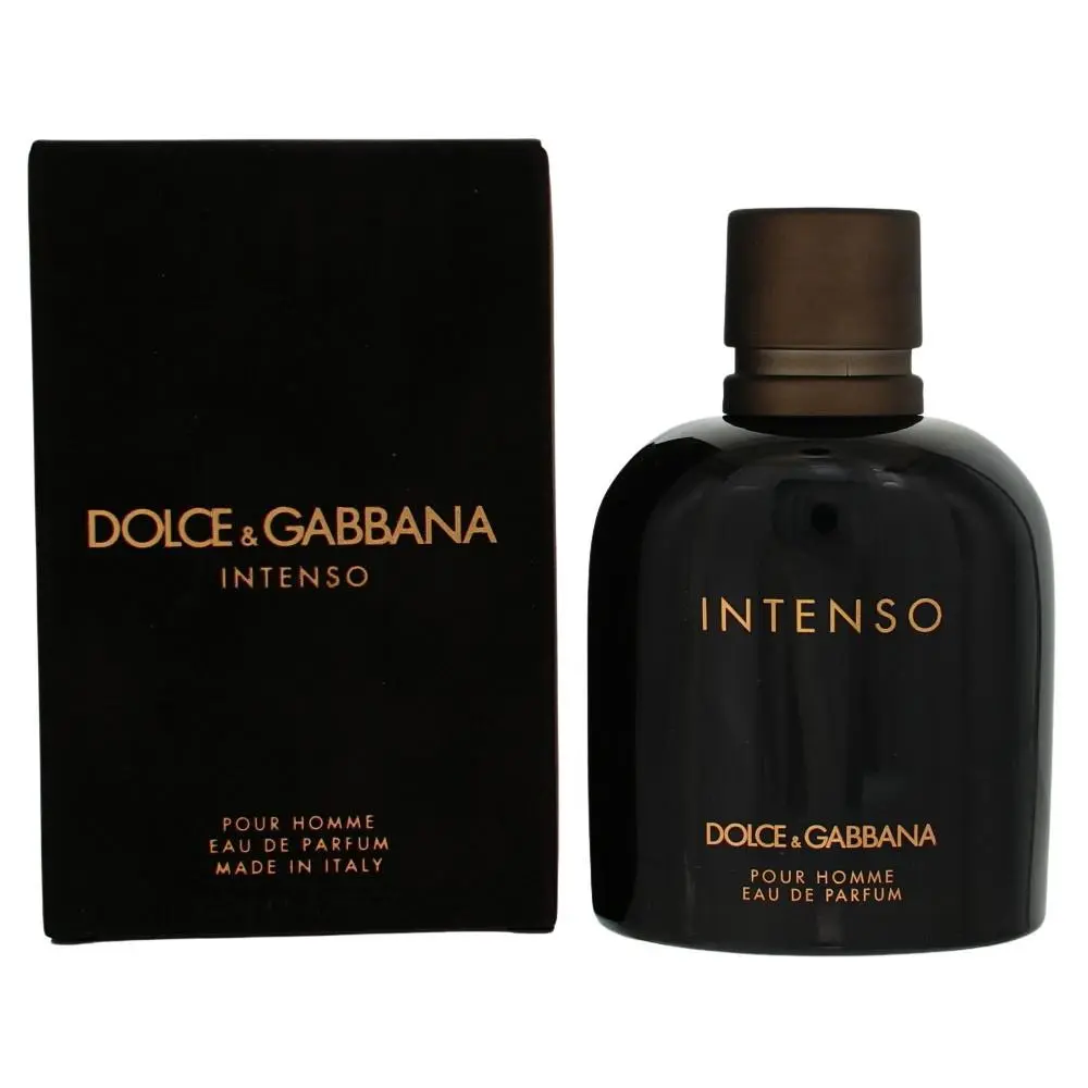 Intenso 4.2 Oz Eau De Parfum Spray by Dolce Gabbana Box For Men