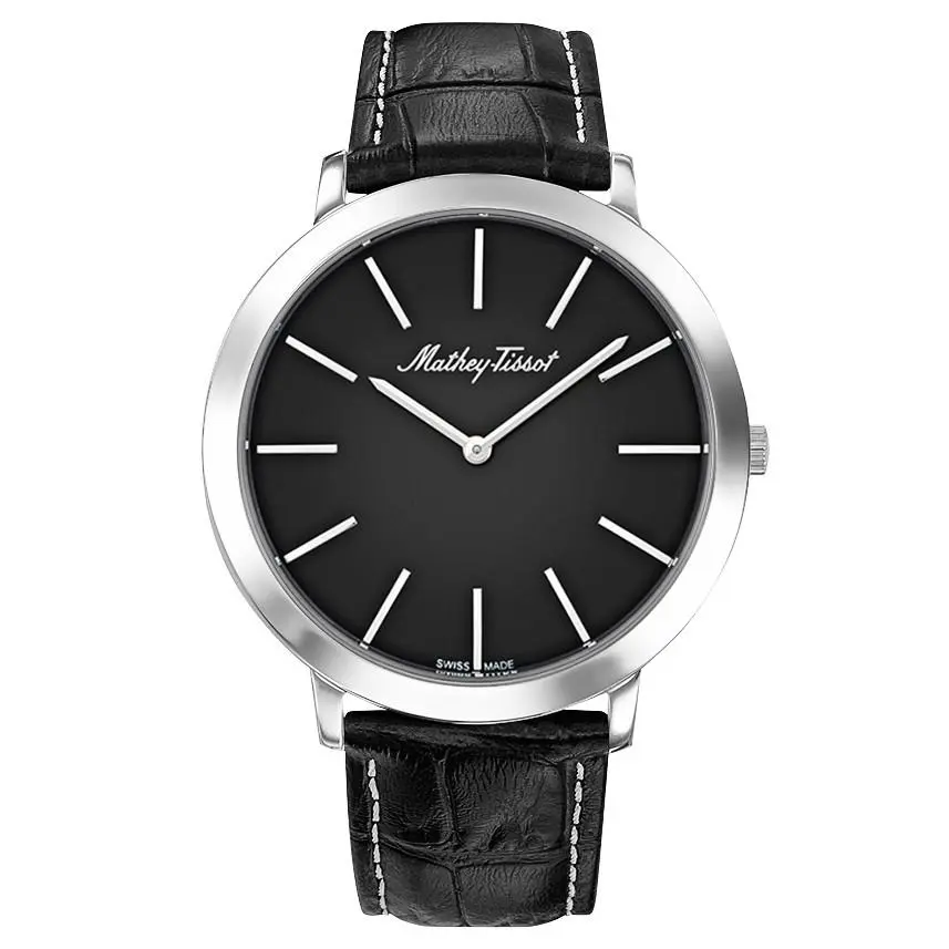 Tissot H7915AIN Mathey Tissot Men`s Darius Black Dial Watch - H7915A