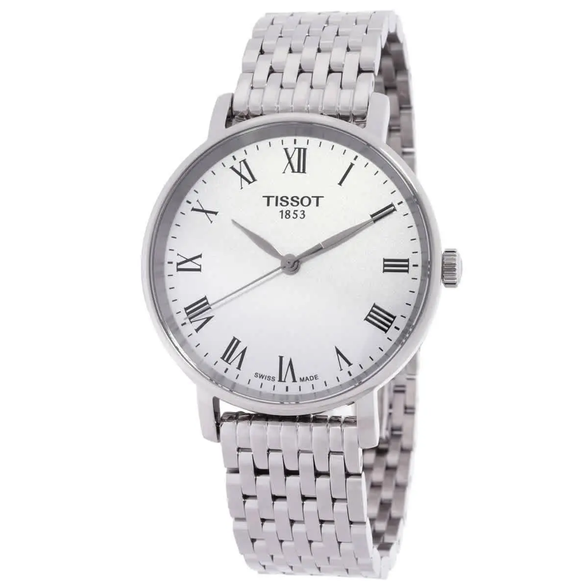 Tissot T1432101103300 Everytime Silver Dial 34 mm Women`s Watch - Silver-tone, Dial: Silver, Band: Silver-tone