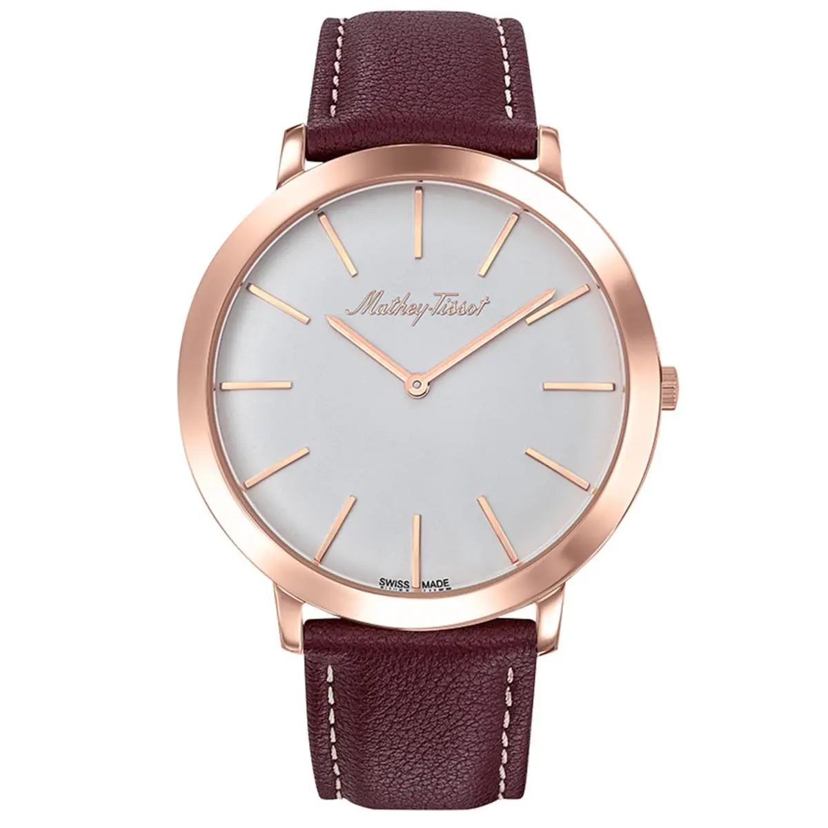 Mathey Tissot Men`s Darius White Dial Watch - H7915PI