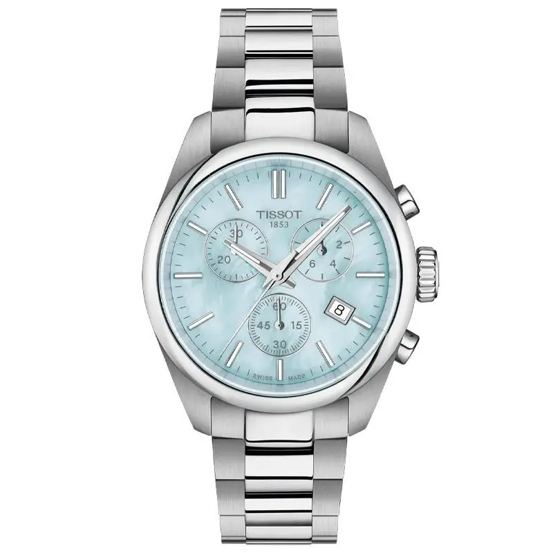 PR 100 36mm Blue Mother of Pearl Dial Women`s Watch T1502171113100 by Tissot