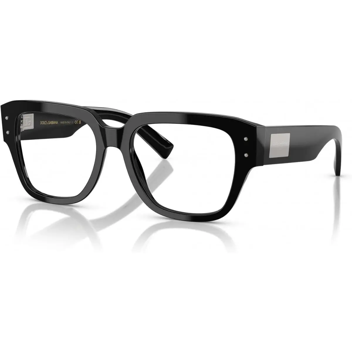 Dolce Gabbana DG3405 501 Eyeglasses 54mm Black / Clear Demo Lens
