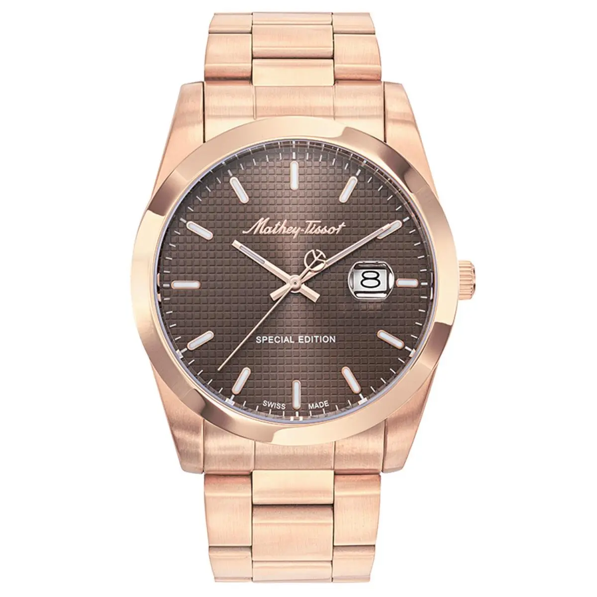 Mathey Tissot Men`s Classic Brown Dial Watch - H452PRM